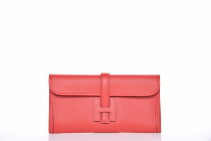 Hermes Swift Jige Elan 29 Clutch Vermillion 2 of 16