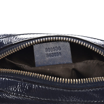 Gucci Patent Small Soho Cosmetic Case Uniform Blue 7 of 10