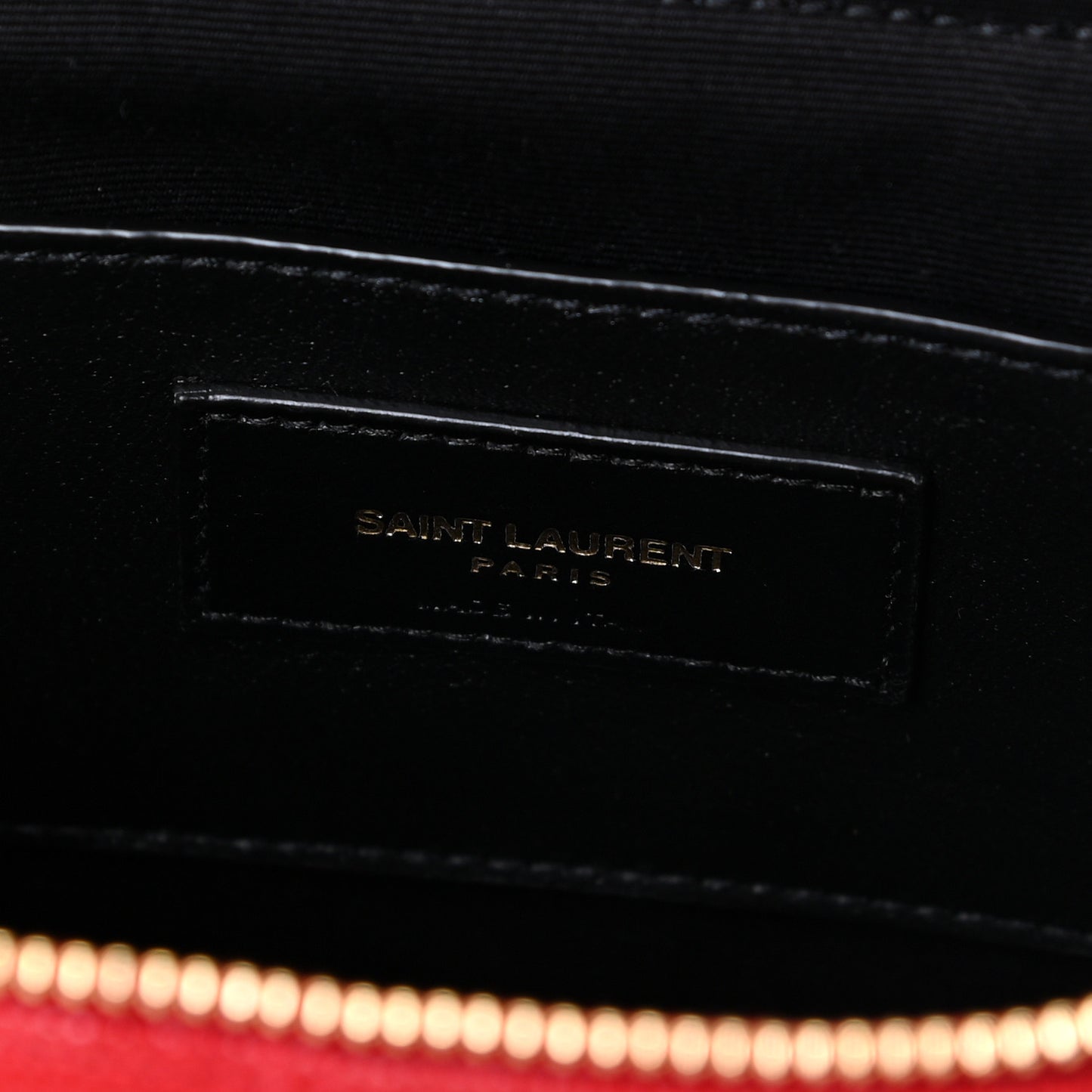 Grain de Poudre Quilted 80's Vanity Bag Red
