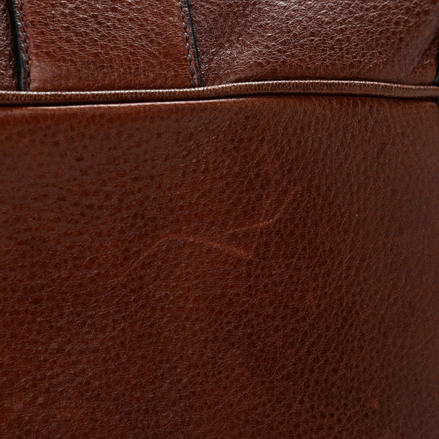 Cervo Deerskin Animalier Large Satchel Cacao