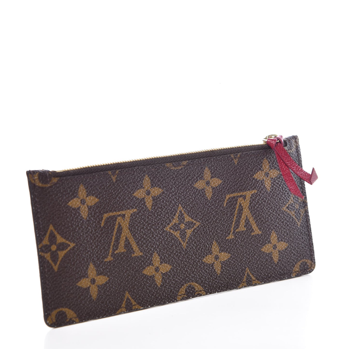 Monogram Josephine Wallet Zippered Insert Fuchsia