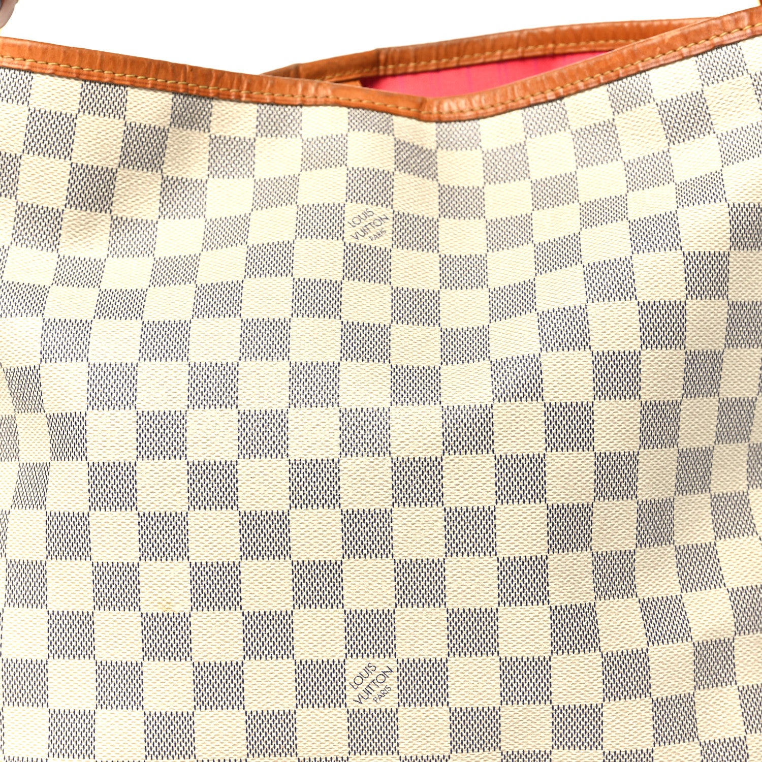 Louis Vuitton Damier Azur Delightful PM Pink 7 of 10