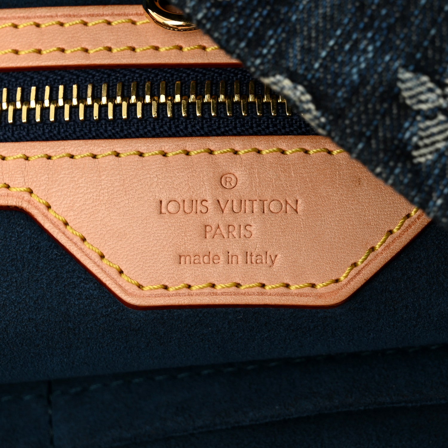 Louis Vuitton Denim Daily GM Gris Blue 6 of 10