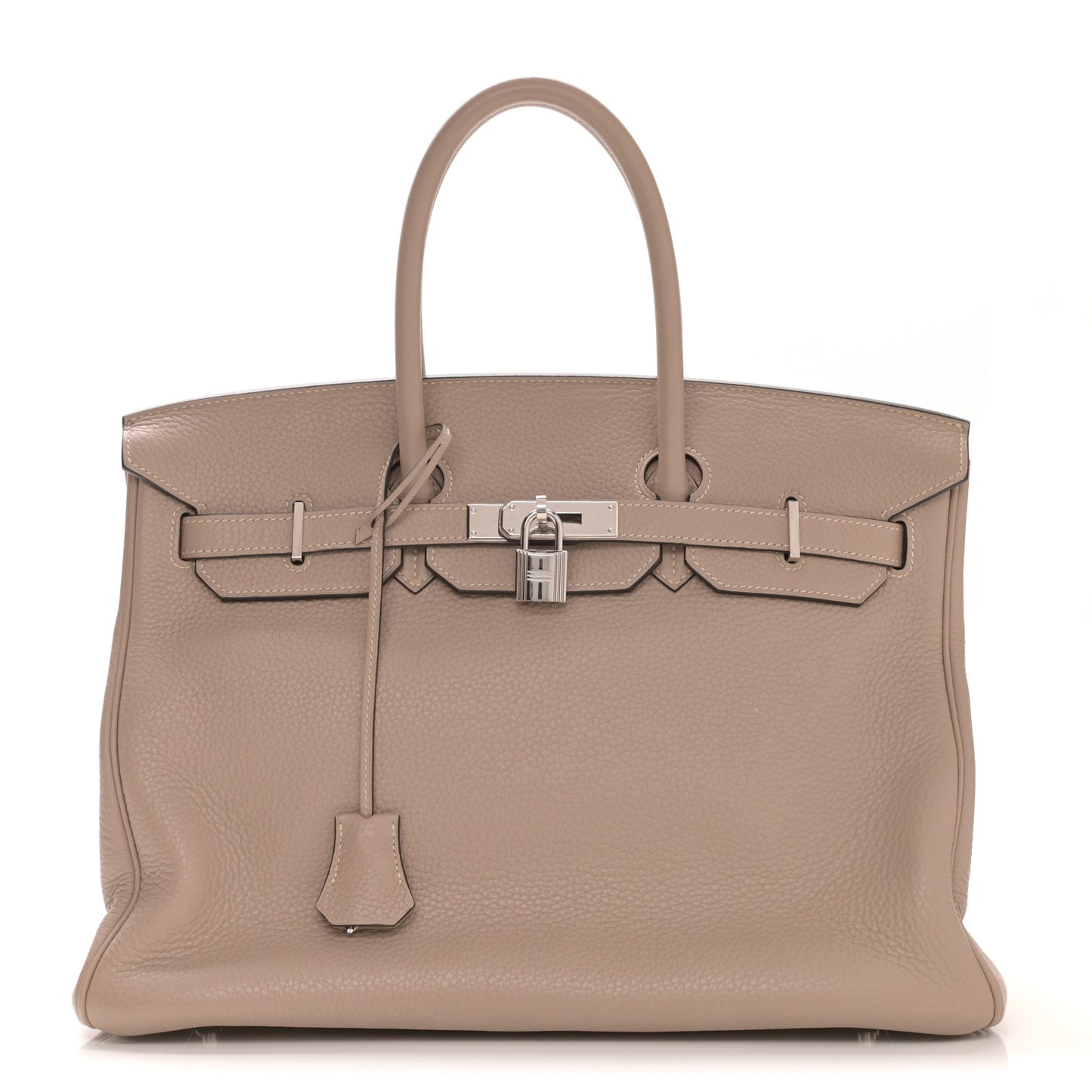 Taurillon Clemence Birkin 35 Gris Tourterelle