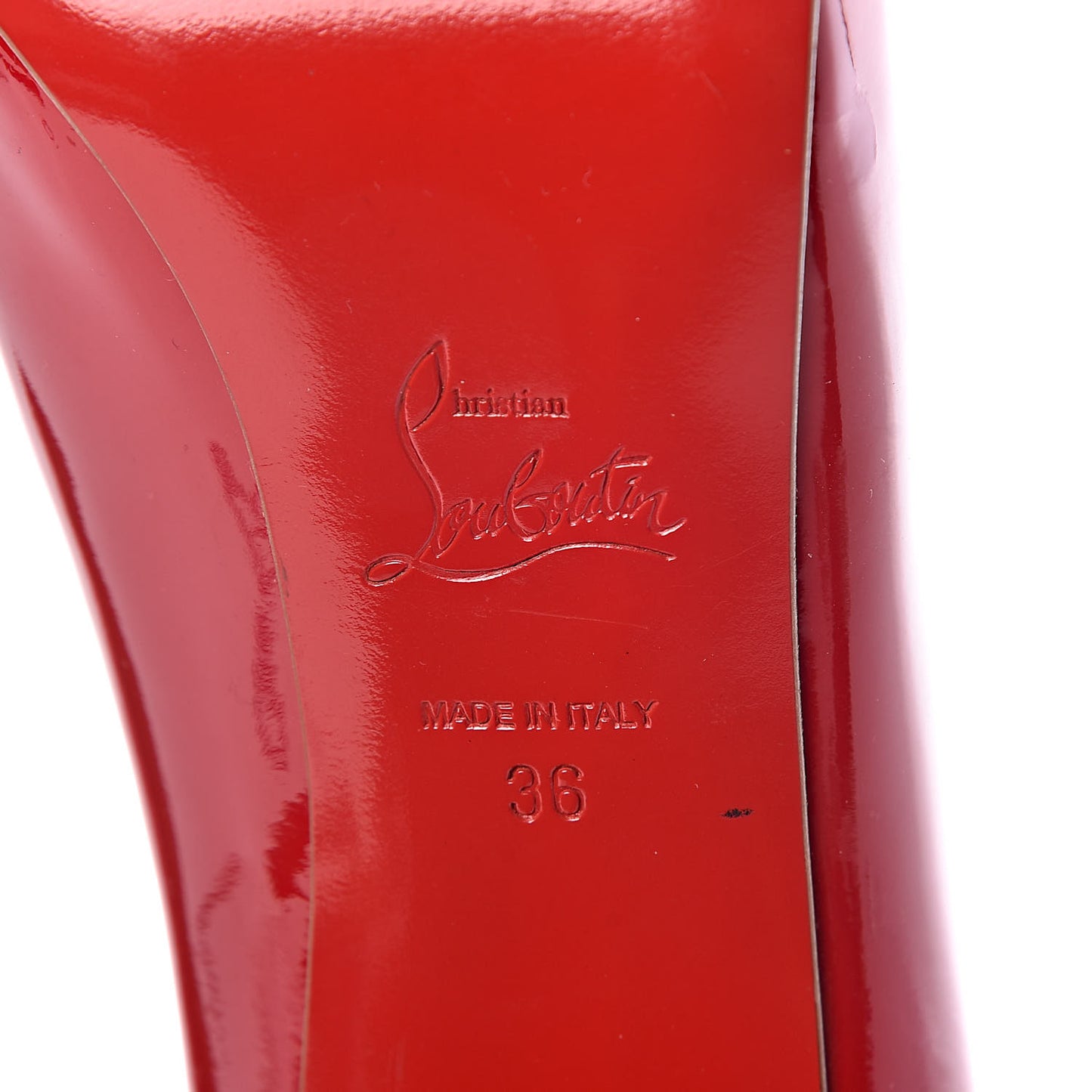 Patent Fifi 100 Pumps 36 Red