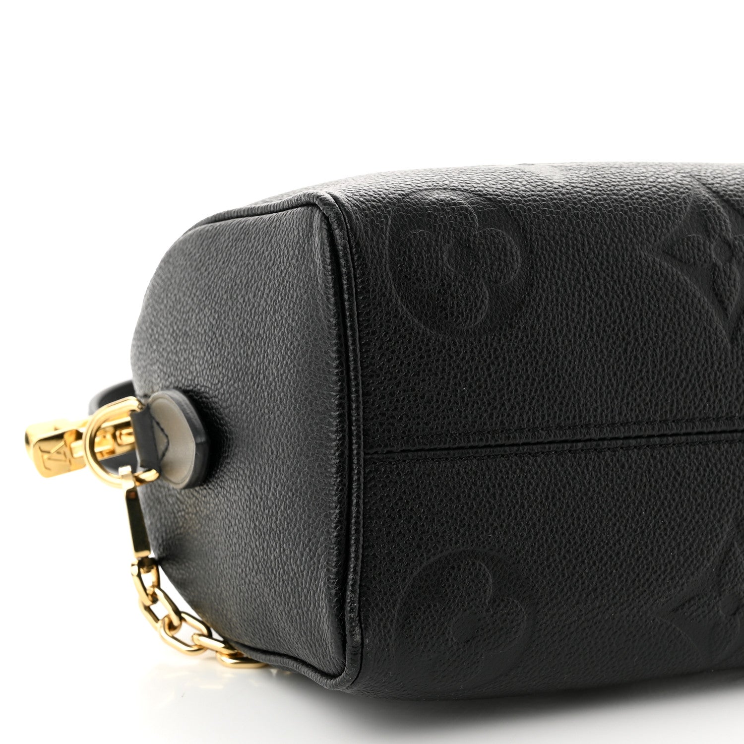 Louis Vuitton Empreinte Monogram Giant Speedy Bandouliere 20 Black 8 of 9