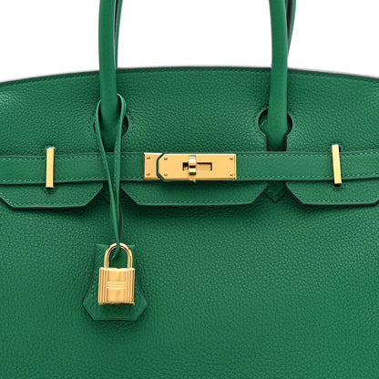 Hermes Togo Birkin 30 Vert Vertigo 8 of 11