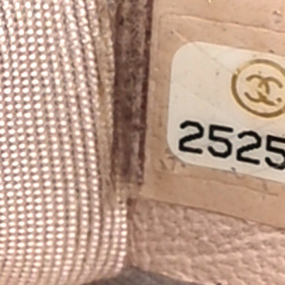 Chanel Caviar Chevron Quilted Medium Boy Flap Light Beige 7 of 9