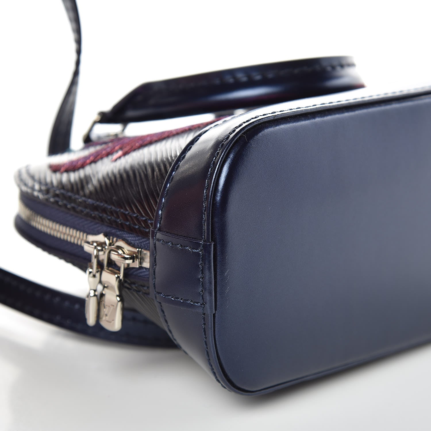 Louis Vuitton Epi Sequins Flame Alma Nano Blue Nuit 8 of 8