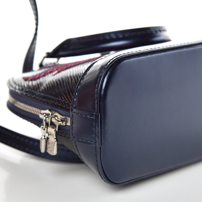 Louis Vuitton Epi Sequins Flame Alma Nano Blue Nuit 8 of 8