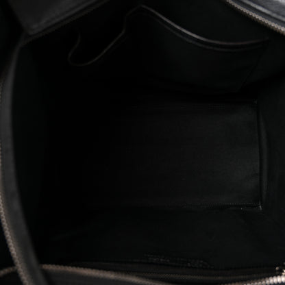 Celine Drummed Calfskin Mini Luggage Black 5 of 11