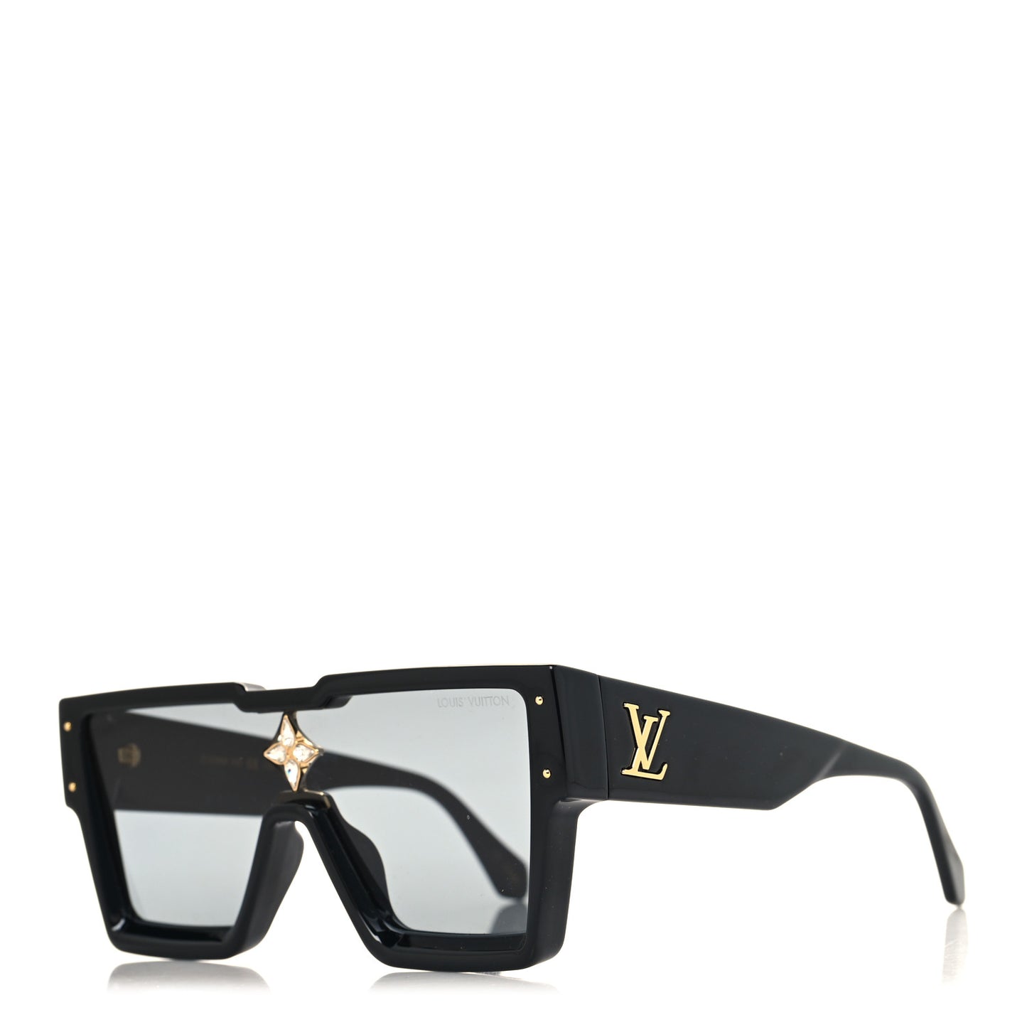 Acetate Swarovski Crystal Cyclone Sunglasses Z1578W Black