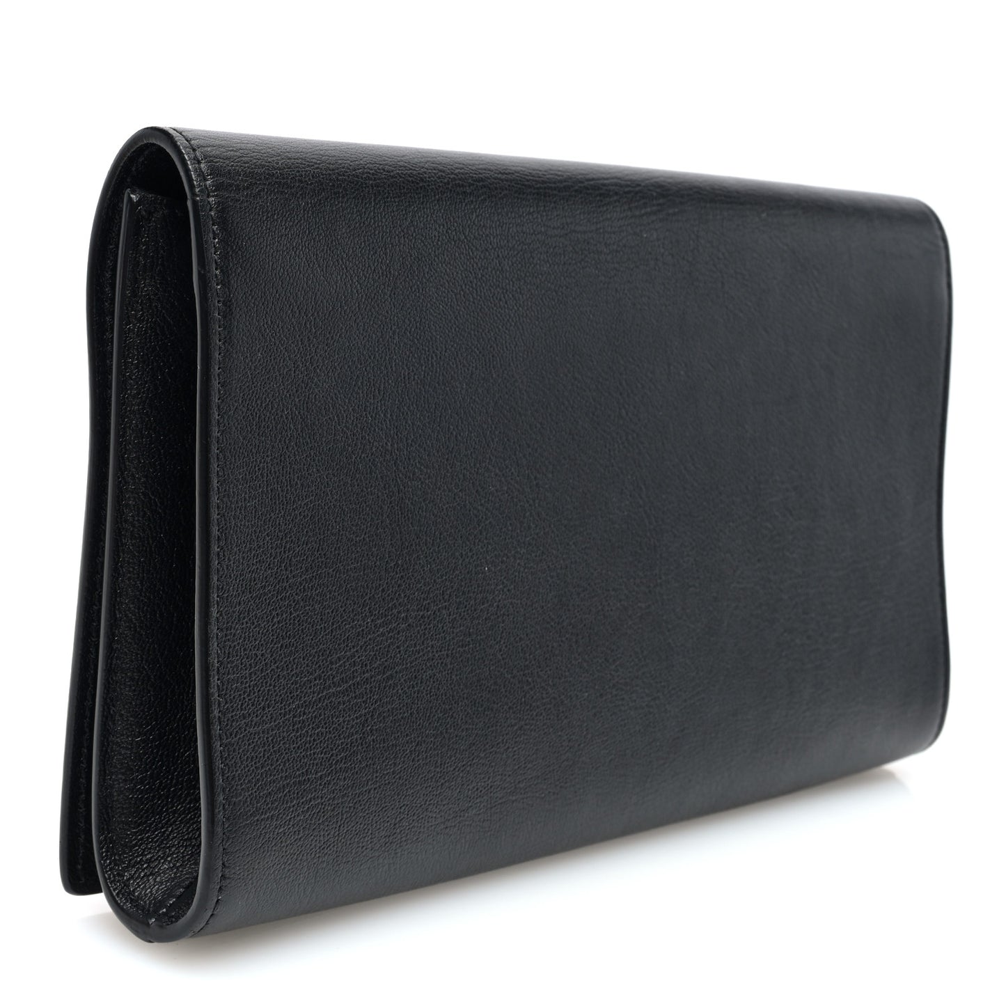 Calfskin Monogram Large Belle De Jour Clutch Black