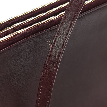 Celine Lambskin Small Trio Crossbody Bag Burgundy 13 of 15