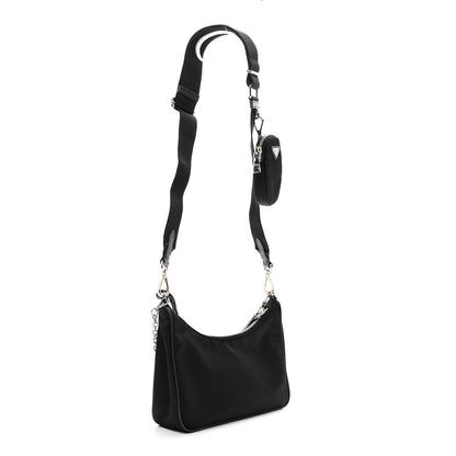 Prada Nylon Re-Edition 2005 Shoulder Bag Black 2 of 9