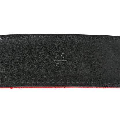 Chanel Caviar Quilted CC Chain Belt 85 34 Red 6 of 9