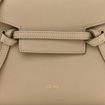 Celine Grained Calfskin Pico Belt Bag Light Taupe 9 of 11