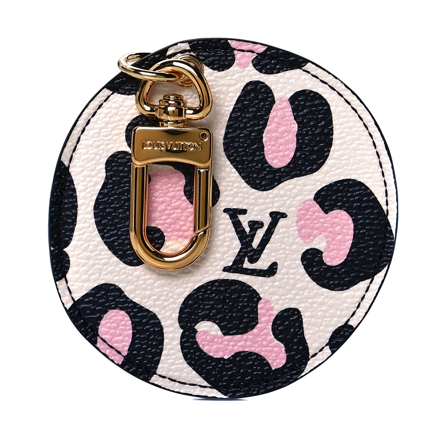 Monogram Wild At Heart Illustre Bag Charm Key Ring Black