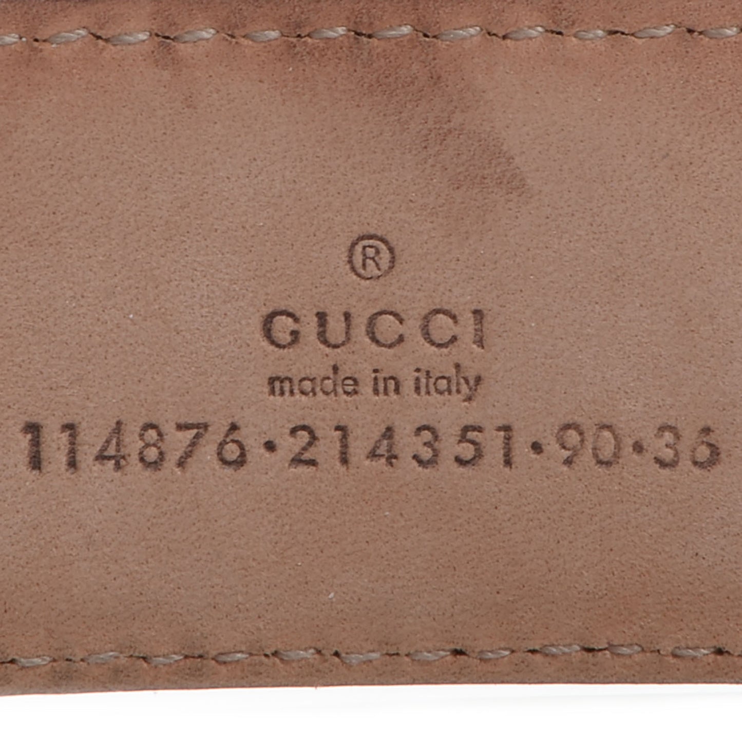 Guccissima Signature Interlocking G 40mm Belt 90 36 Scarlatto