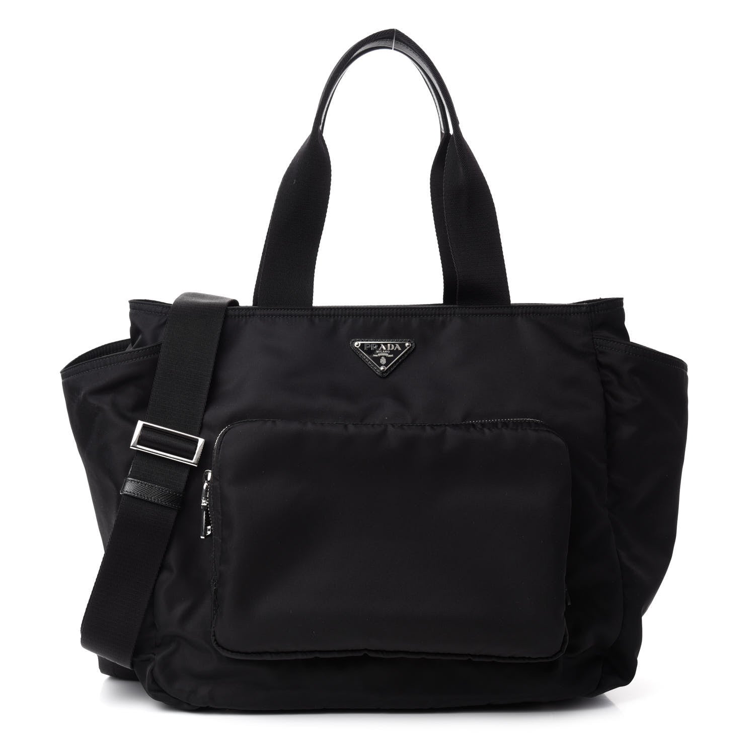 Prada Nylon Vela Baby Bag Black 1 of 12