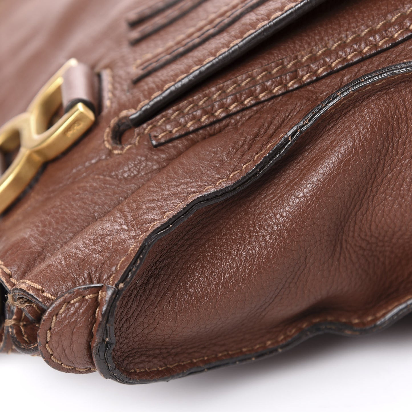 Calfskin Medium Marcie Satchel Ebony