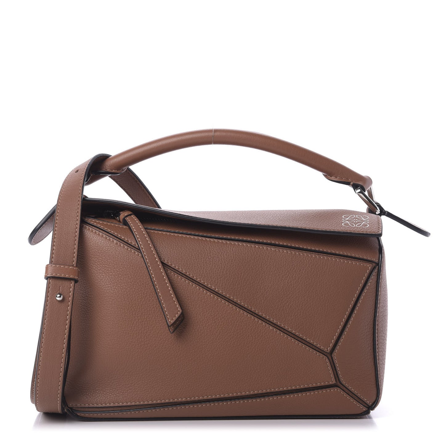 Calfskin Small Puzzle Bag Tan