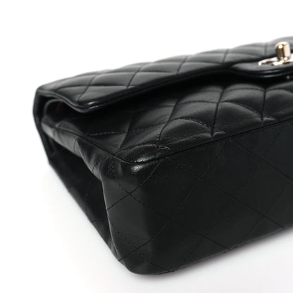 Chanel Lambskin Quilted Medium Double Flap Black 8 of 9