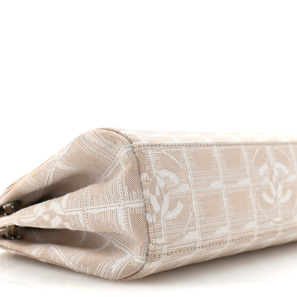 Chanel Nylon Travel Accordion Flap Beige 9 of 13