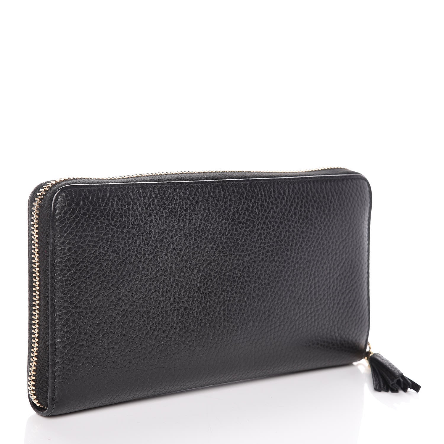 Gucci Calfskin Soho Zip Around Wallet Black 3 of 7