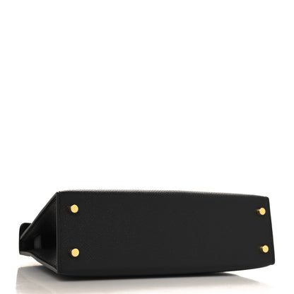 Hermes Epsom Mini Kelly Sellier 20 Black 4 of 11