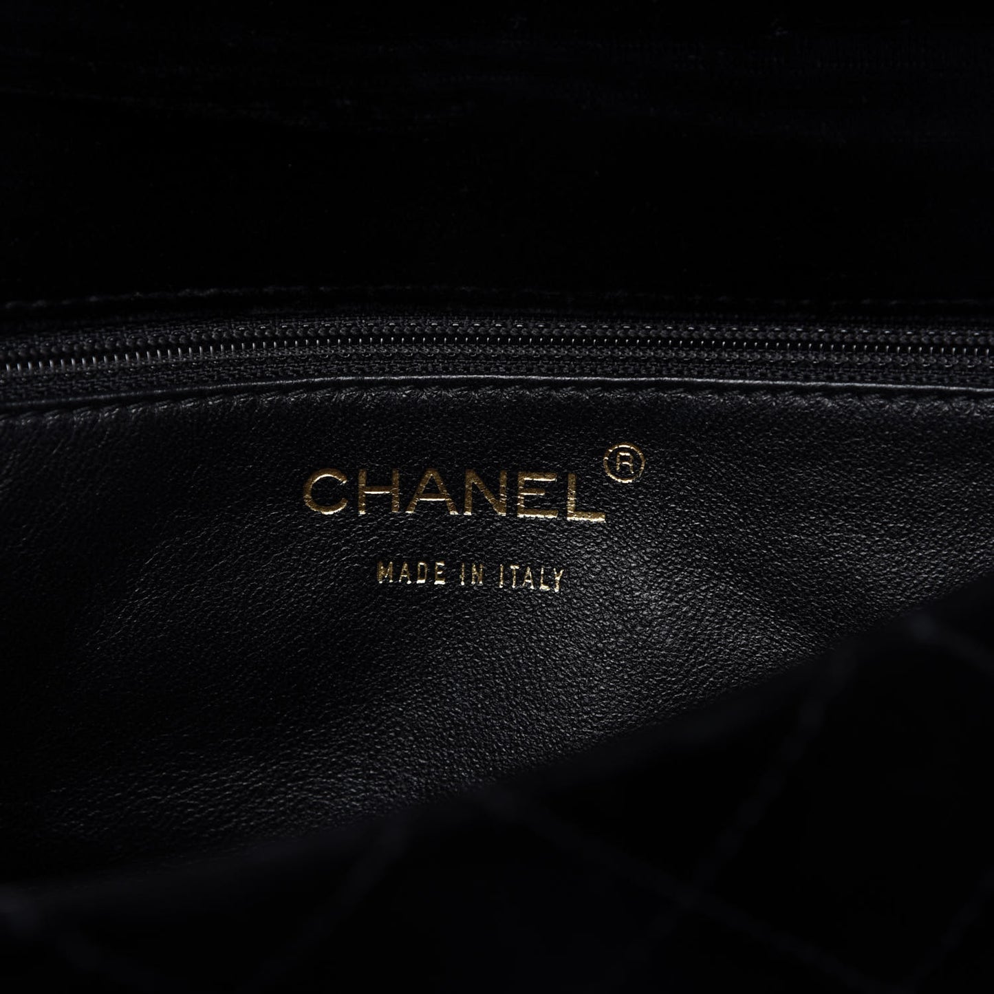 Velvet Quilted Evening Bag Black