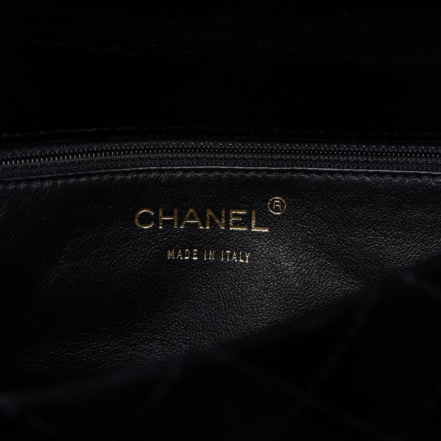 Chanel Velvet Quilted Evening Bag Black 9 of 12