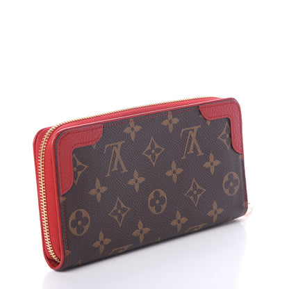 Louis Vuitton Monogram Retiro Zippy Wallet Cherry 2 of 5