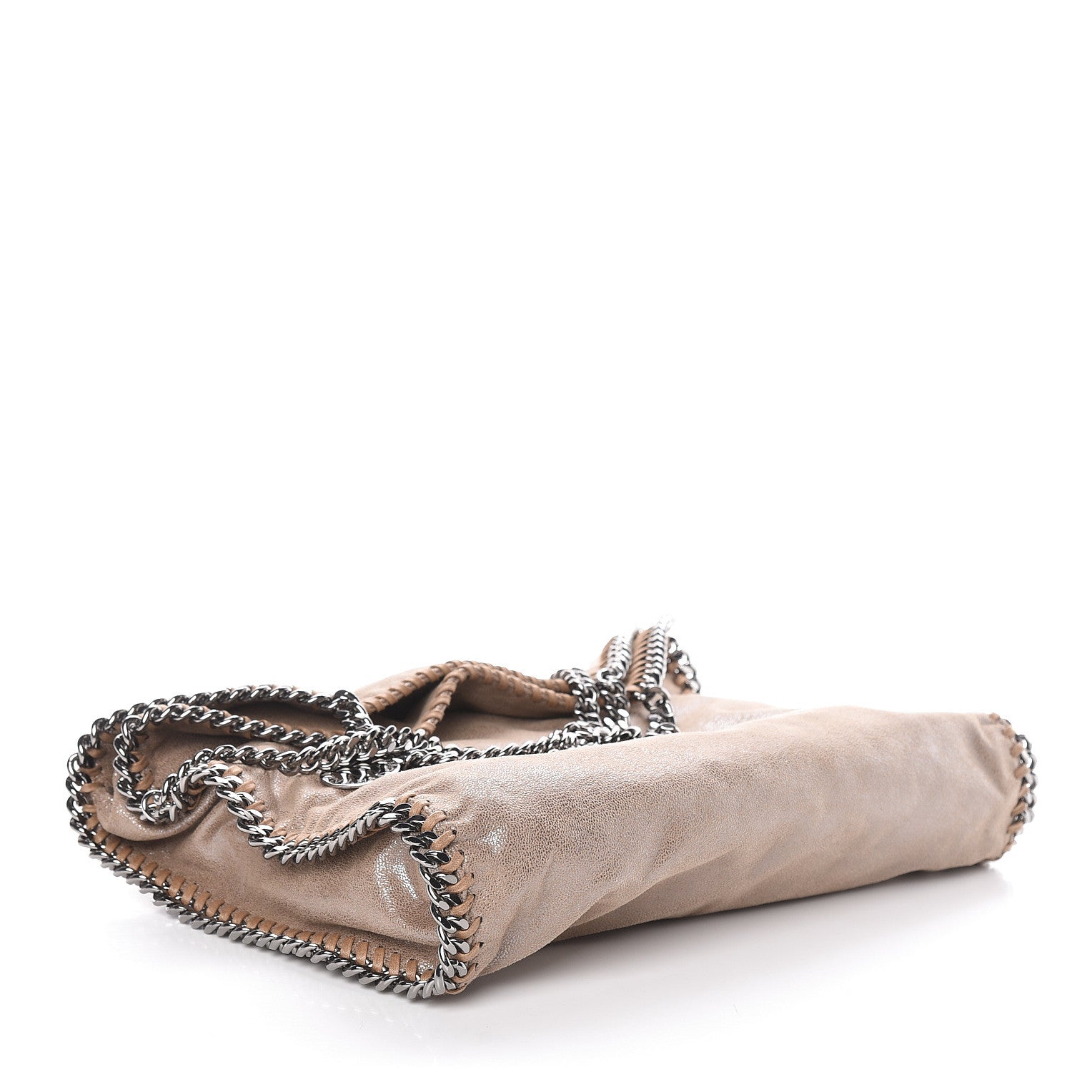Stella McCartney Shaggy Deer Falabella Fold Over Tote Taupe 4 of 9