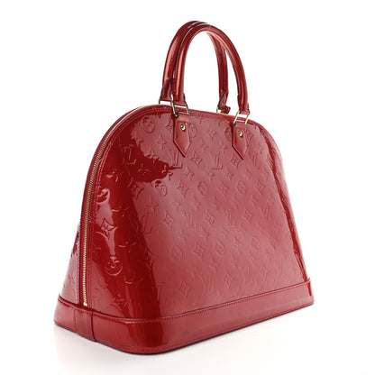 Louis Vuitton Vernis Alma GM Pomme D'Amour 3 of 11