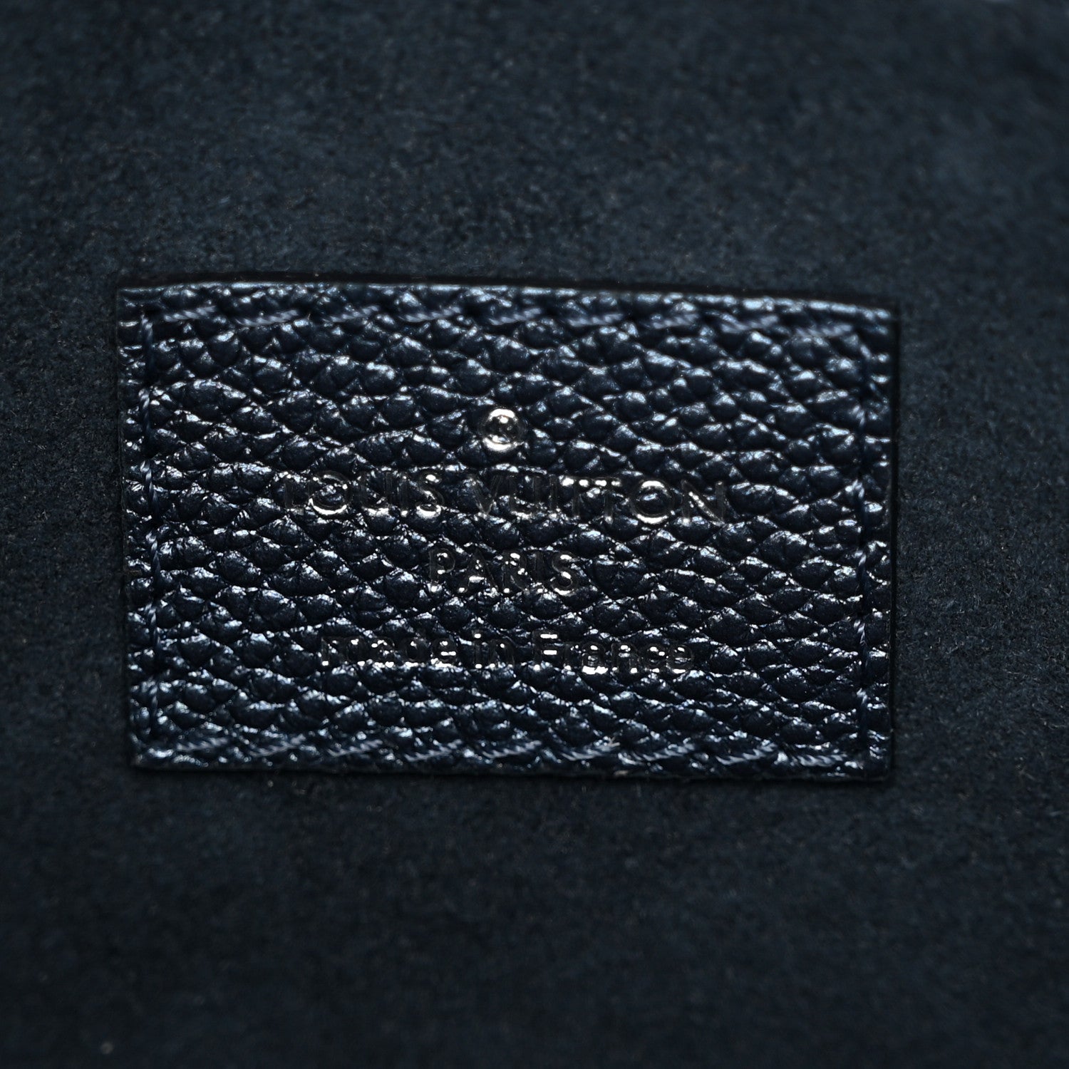 Louis Vuitton Metallic Empreinte Monogram Giant Onthego PM Navy Nacre 6 of 10