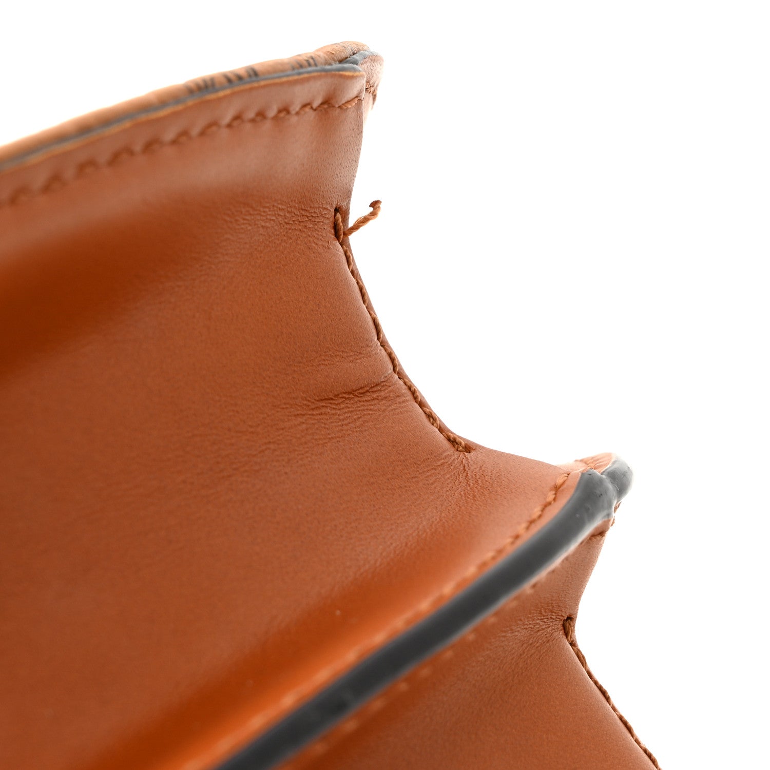 MCM Visetos Patricia Crossbody Bag Cognac 12 of 13