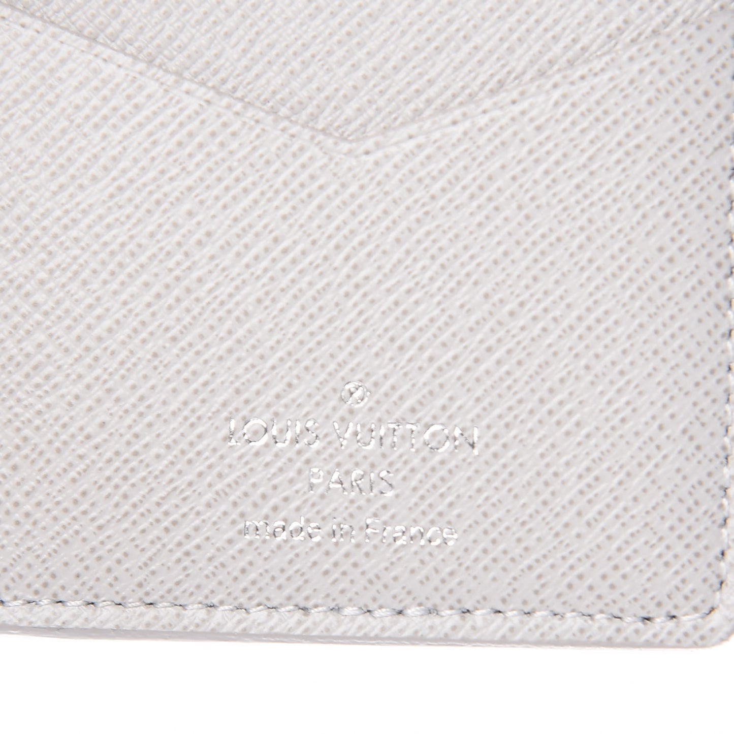 Monogram Stickers Pocket Organizer White