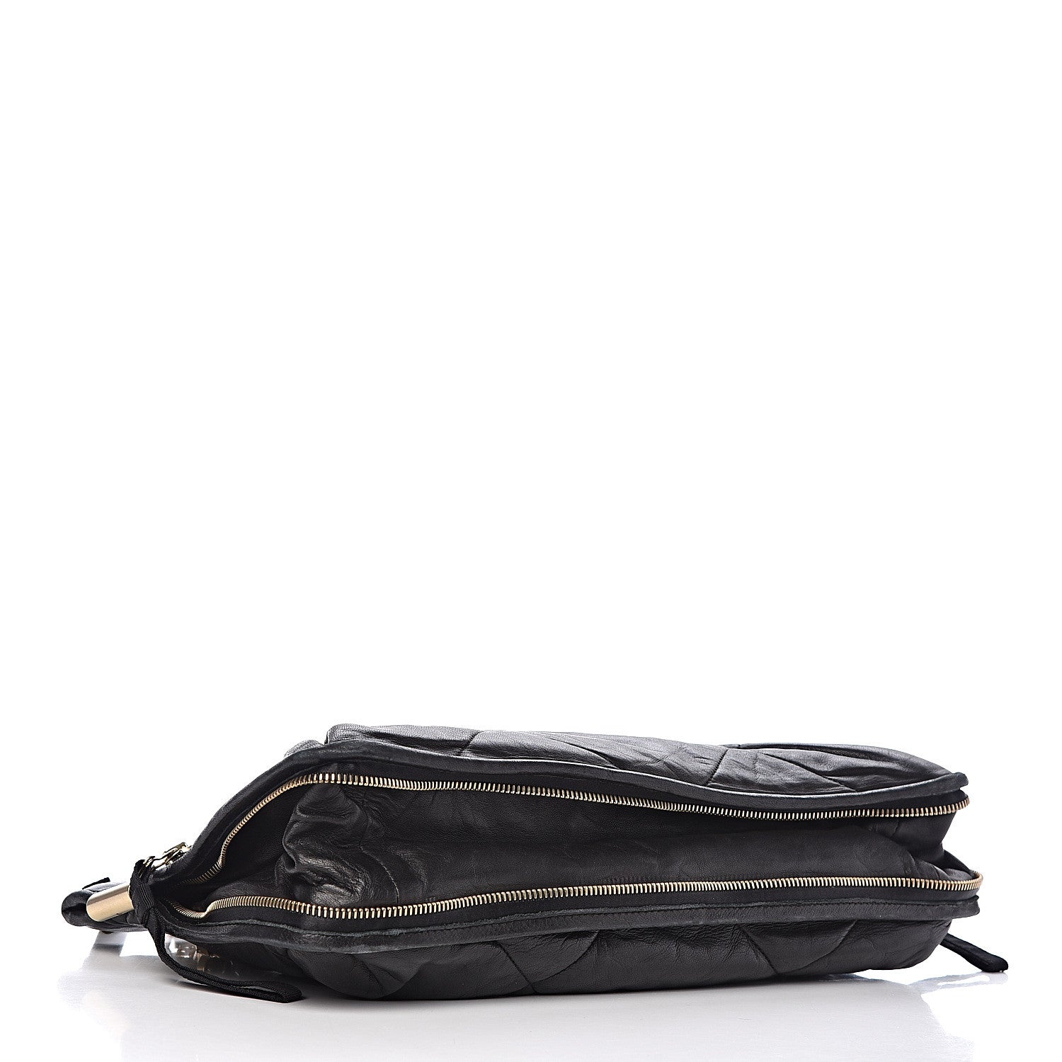 Lanvin Lambskin Quilted Medium Amalia Shoulder Bag Black 4 of 9
