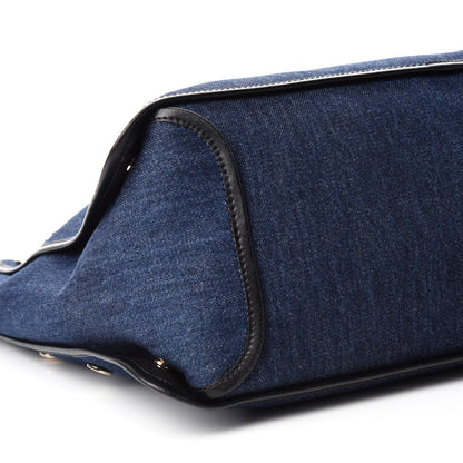 Givenchy Denim Medium Logo Bond Shopper Tote Blue 7 of 11