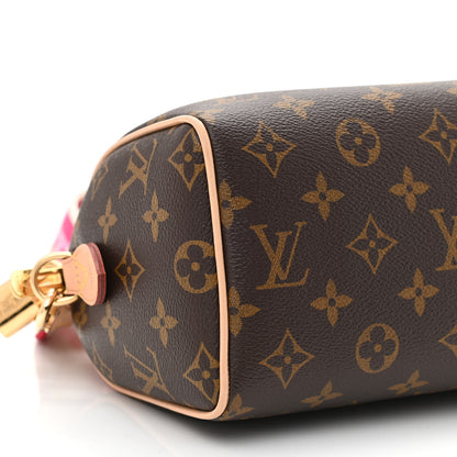 Louis Vuitton Monogram Speedy Bandouliere 20 Fuchsia 8 of 10