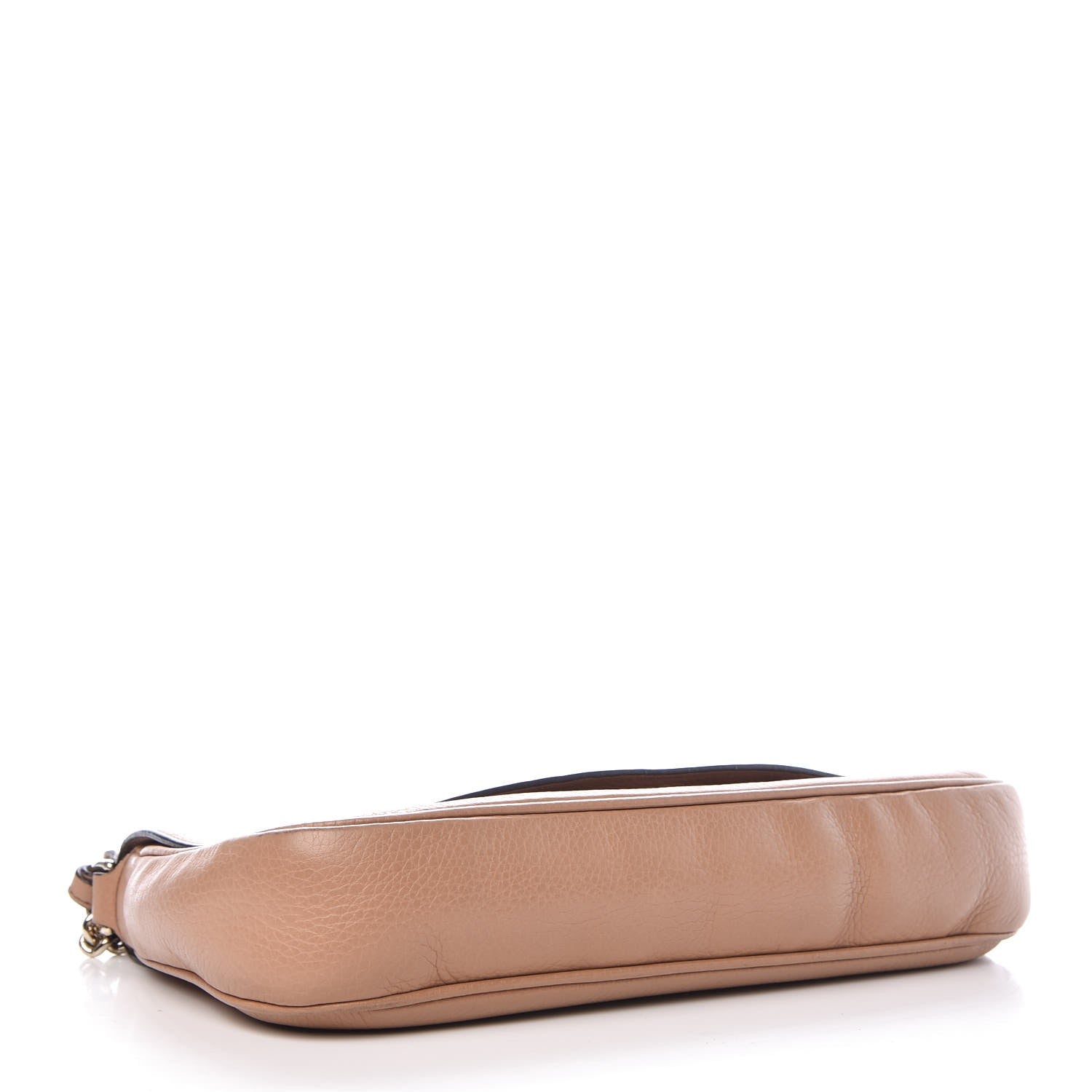 Gucci Pebbled Calfskin Medium Soho Flap Crossbody Camelia 3 of 13