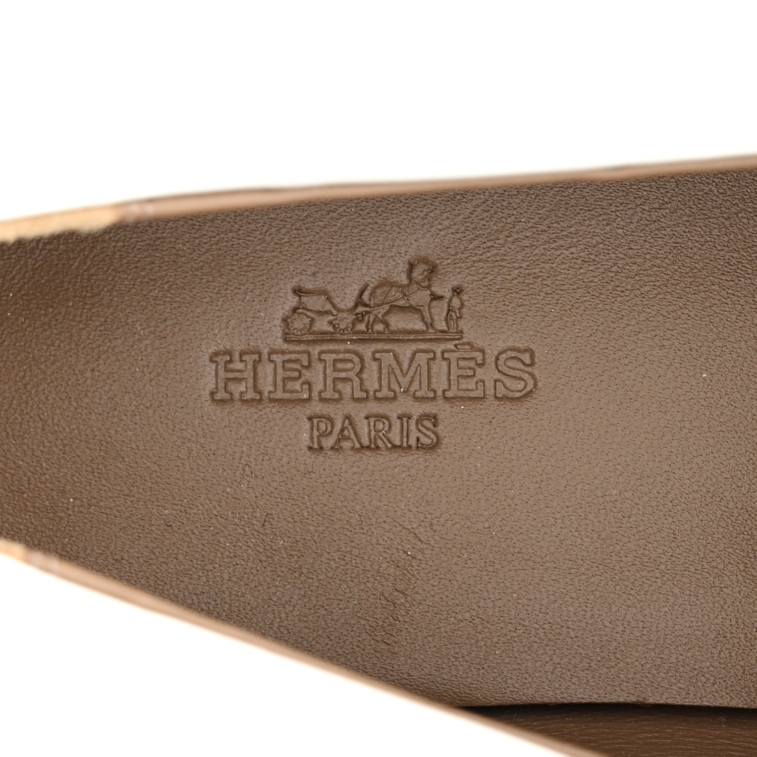 Hermes Calfskin Womens Destin Loafers 38.5 White 7 of 10