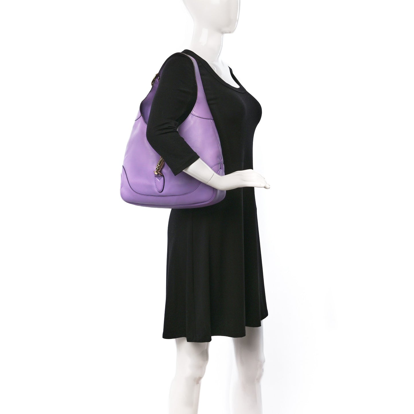 Calfskin Medium New Jackie Shoulder Bag Lilac