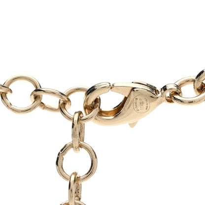 Chanel Crystal CC Star Necklace Gold 5 of 6