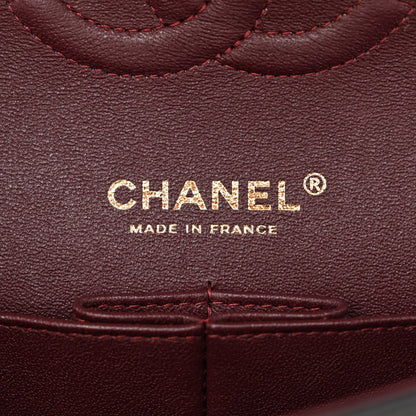 Chanel Lambskin Quilted Medium Double Flap Black 6 of 13