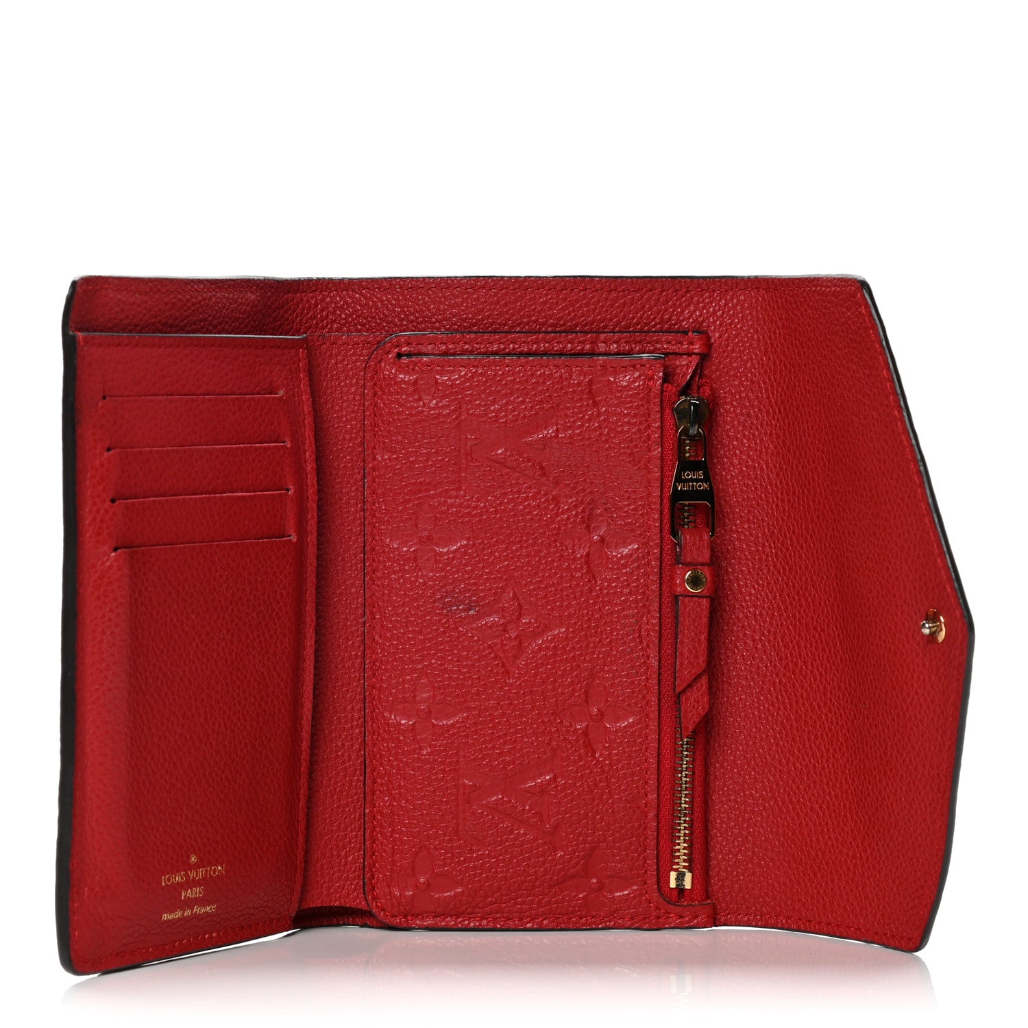 Louis Vuitton Empreinte Compact Curieuse Wallet Cherry 5 of 10