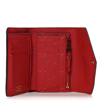 Louis Vuitton Empreinte Compact Curieuse Wallet Cherry 5 of 10
