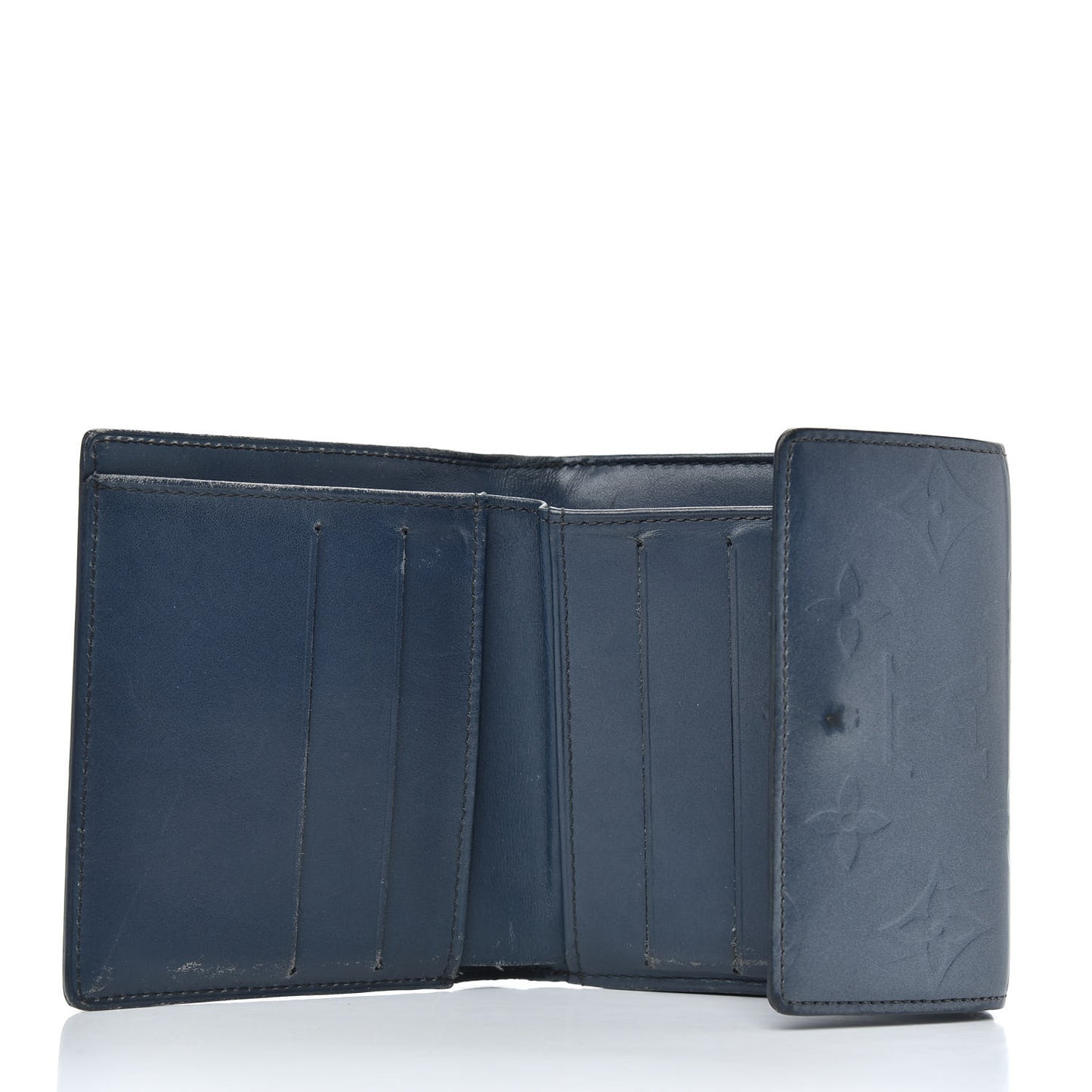Mat Monogram Elise Wallet Blue