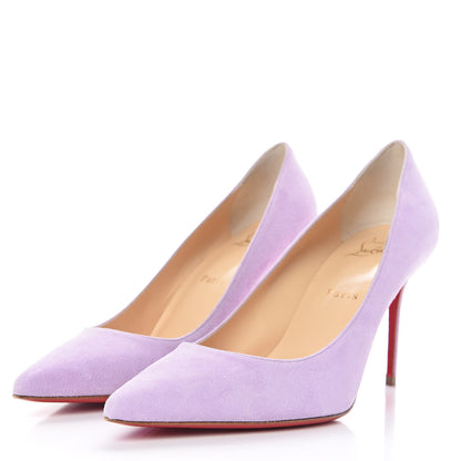 Christian Louboutin Suede Kate 85 Pumps 39.5 Violetta 3 of 9